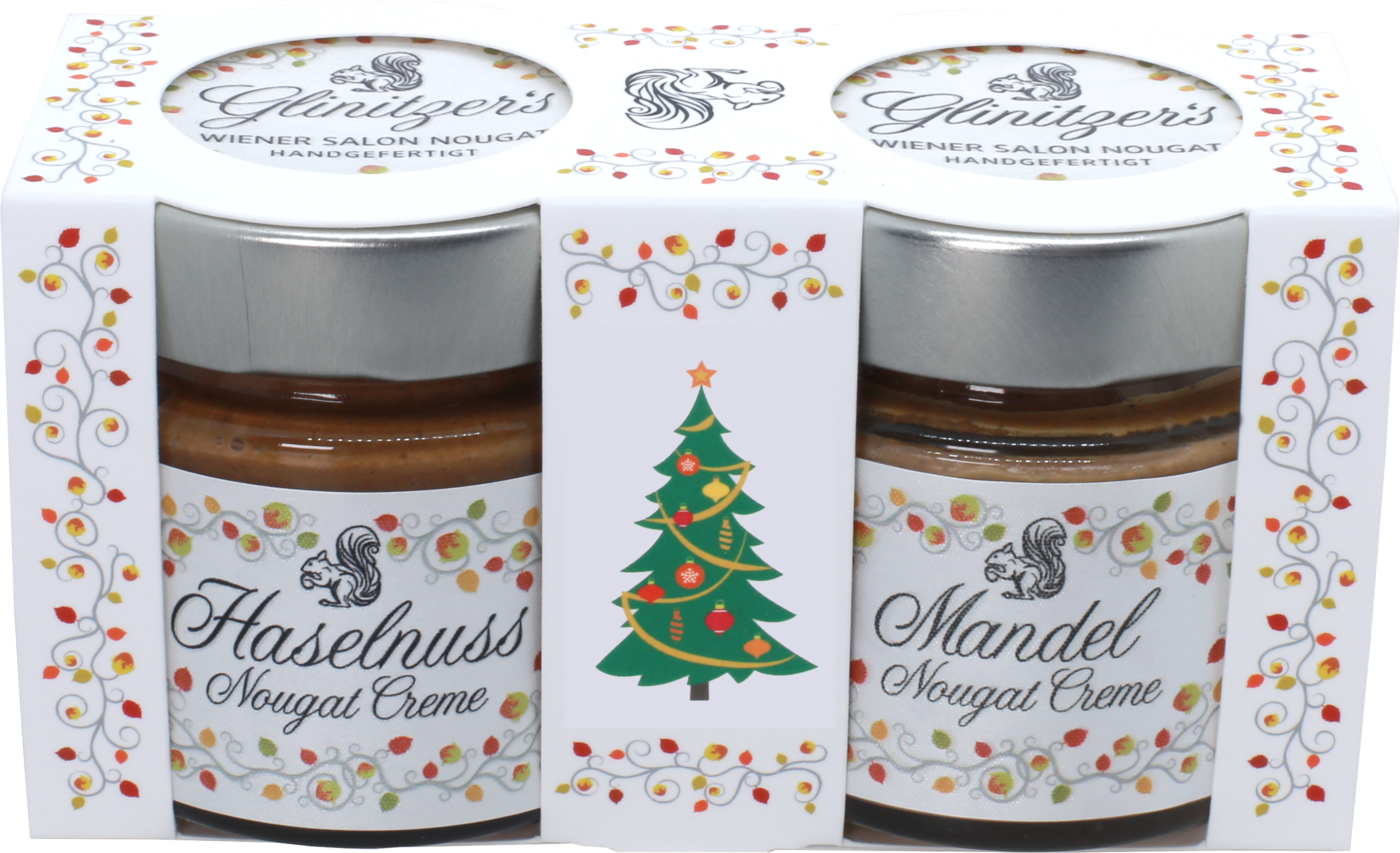 Haselnuss & Mandel-Nougat-Creme, 2x100g